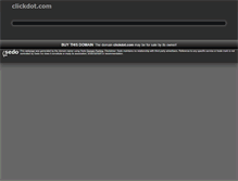Tablet Screenshot of clickdot.com